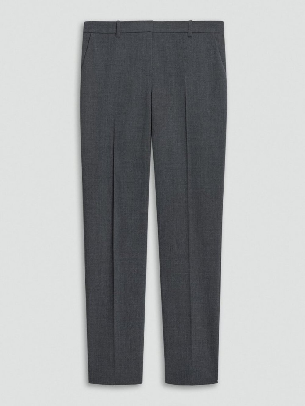 NWT Theory Size 8 Dark Gray Treeca Full-Length Pant in Traceable Stretch Wool